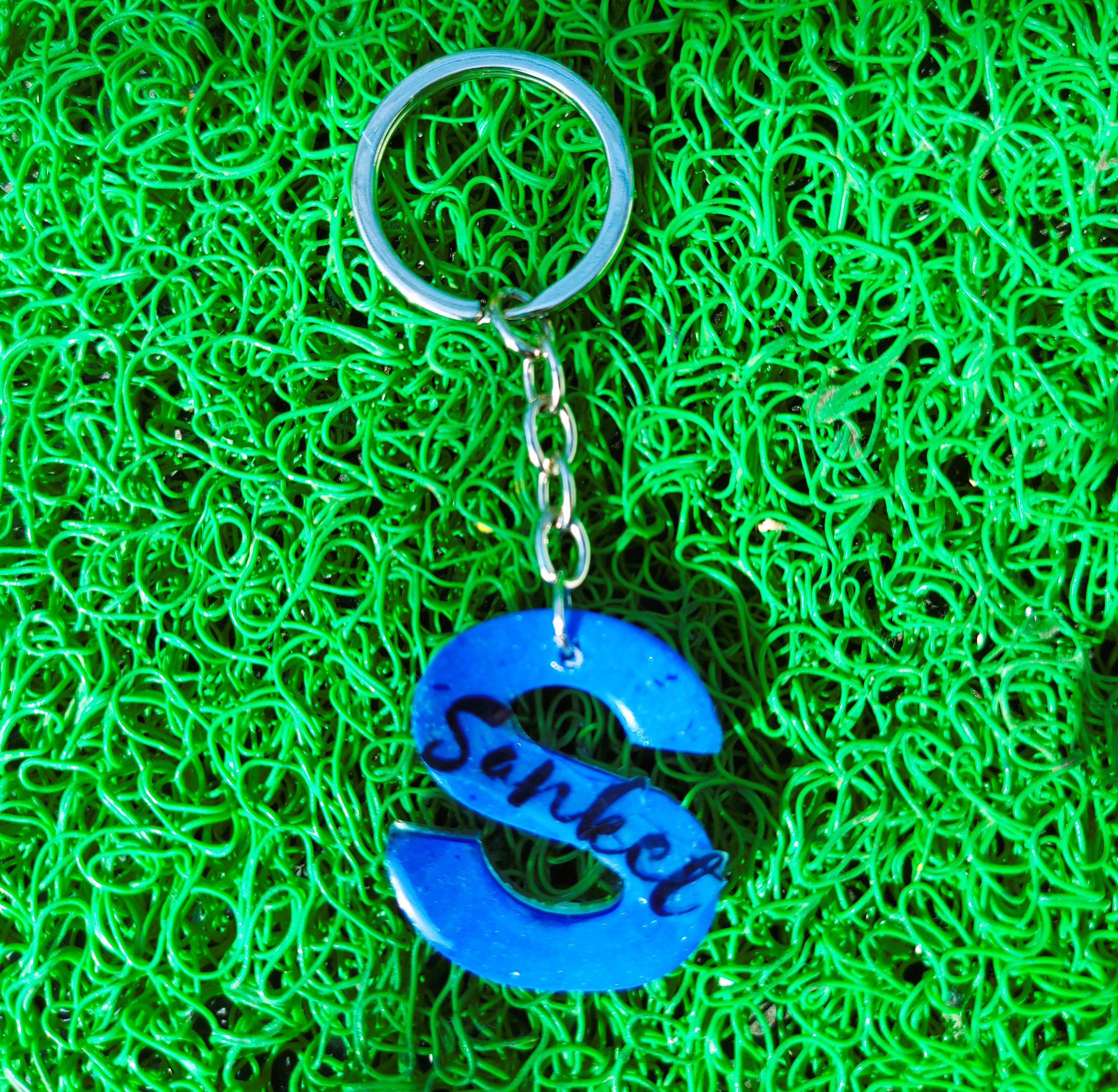 Name Initial keychain